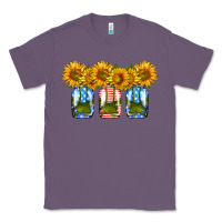 Lavender american sunflower mason jar Classic Tee - HRA Design Shop