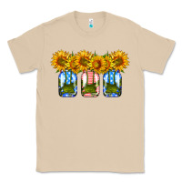 Mushroom american sunflower mason jar Classic Tee - HRA Design Shop
