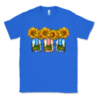 True Royal american sunflower mason jar Classic Tee - HRA Design Shop