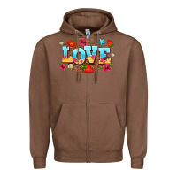 Chestnut love summer Zipper Hoodie - AdoDesignShop