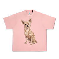 Salmon chihuahua Urban Heavy Tee - RanaPortraitStore