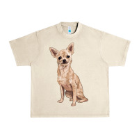 Sandshell chihuahua Urban Heavy Tee - RanaPortraitStore