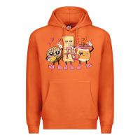 Carrot mexican pan dulce cartoon characters Premium Hoodie - MaliasSmallBusiness