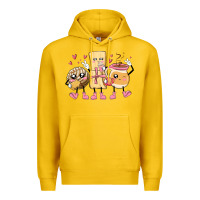 Lemon mexican pan dulce cartoon characters Premium Hoodie - MaliasSmallBusiness