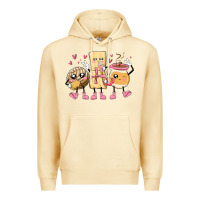 Pina Colada mexican pan dulce cartoon characters Premium Hoodie - MaliasSmallBusiness
