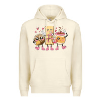 Sandshell mexican pan dulce cartoon characters Premium Hoodie - MaliasSmallBusiness