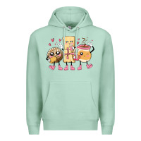 Seafoam mexican pan dulce cartoon characters Premium Hoodie - MaliasSmallBusiness