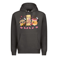 Smoke mexican pan dulce cartoon characters Premium Hoodie - MaliasSmallBusiness