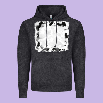Vintage Hoodie black and white cowhide frames