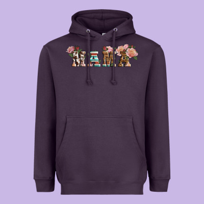 Western Floral Mama Heavyweight Hoodie Designed By Lillyallendesigns