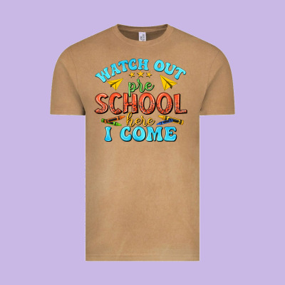 Vintage Tee watch out pre school here i come