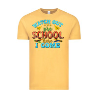 Vintage Mustard watch out pre school here i come Vintage Tee - texasbilliewilder