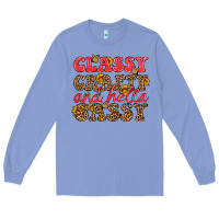Colony Blue classy crafty and hella sassy Long Sleeve Tee - HRA Design Shop