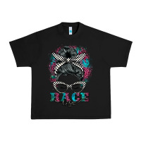 Black race life  messy bun Urban Heavy Tee - BarkalooDesign