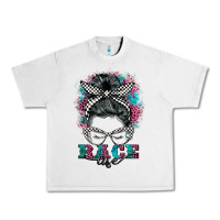 Lunar Rock race life  messy bun Urban Heavy Tee - BarkalooDesign
