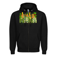 Black lucky mama Zipper Hoodie - Artiststas