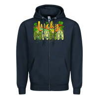 Navy lucky mama Zipper Hoodie - Artiststas