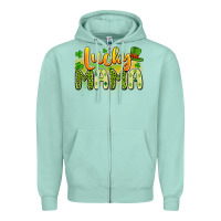 Seafoam lucky mama Zipper Hoodie - Artiststas
