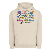 Pigment French Oak helping little minds grow Urban Hoodie - Artiststas