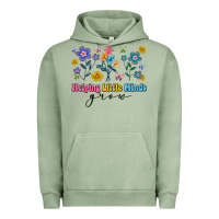 Pigment Oil Green helping little minds grow Urban Hoodie - Artiststas