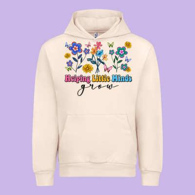Helping Little Minds Grow Urban Hoodie Designed By Artiststas