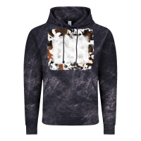 Black And Brown Cowhide Vintage Hoodie | Teevron