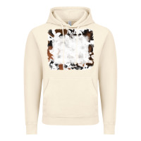 Vintage Artic black and brown cowhide Vintage Hoodie - RanaPortraitStore