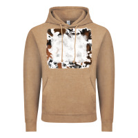 Vintage Coffee black and brown cowhide Vintage Hoodie - RanaPortraitStore