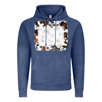 Vintage Denim black and brown cowhide Vintage Hoodie - RanaPortraitStore