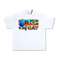 White it's ok to say gay Urban Heavy Tee - Zillion Design Studio