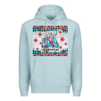 Blue Mist da dental assistant dentist element with flowers Premium Hoodie - AdoDesignShop