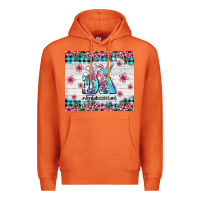 Carrot da dental assistant dentist element with flowers Premium Hoodie - AdoDesignShop