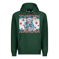 Sports Green da dental assistant dentist element with flowers Premium Hoodie - AdoDesignShop