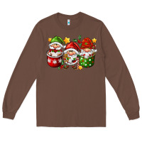 Chestnut coffee cup santa gnomies Long Sleeve Tee - FaDigitalArtStudio