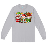 Moon Dust coffee cup santa gnomies Long Sleeve Tee - FaDigitalArtStudio