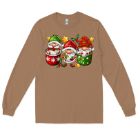 Toasted Coconut coffee cup santa gnomies Long Sleeve Tee - FaDigitalArtStudio