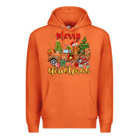 Carrot merry christmas gingerbread truck Premium Hoodie - MaliasSmallBusiness