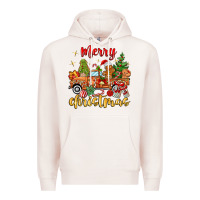 Merry Christmas Gingerbread Truck Premium Hoodie | Teevron