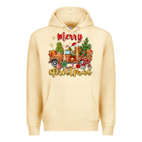 Pina Colada merry christmas gingerbread truck Premium Hoodie - MaliasSmallBusiness