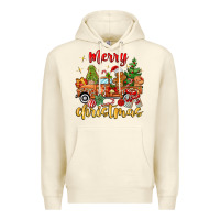 Sandshell merry christmas gingerbread truck Premium Hoodie - MaliasSmallBusiness
