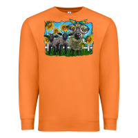 Carrot cute hempshire sheep family Premium Sweatshirt - LillyAllenDesigns