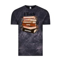 Cloud Black i teach strength bravery equality love history Vintage Tee - Zillion Design Studio