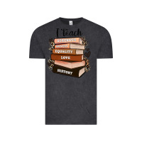 Vintage Black i teach strength bravery equality love history Vintage Tee - Zillion Design Studio