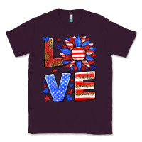 Plum love america sunflower Classic Tee - HRA Design Shop