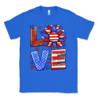 True Royal love america sunflower Classic Tee - HRA Design Shop