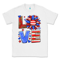 White love america sunflower Classic Tee - HRA Design Shop