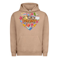 Pigment Burro teacher heart Urban Hoodie - Artiststas