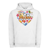 Pigment Lunar Rock teacher heart Urban Hoodie - Artiststas
