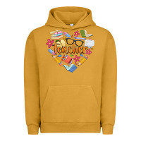 Pigment Peanut Butter teacher heart Urban Hoodie - Artiststas