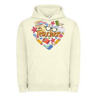 Pigment Pistachio teacher heart Urban Hoodie - Artiststas